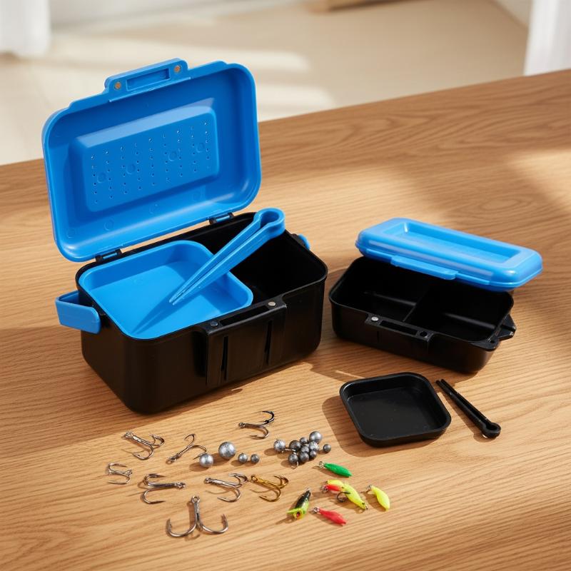 Fishing Hook Box - 휴대용 낚시 도구 상자, 라이브 루어