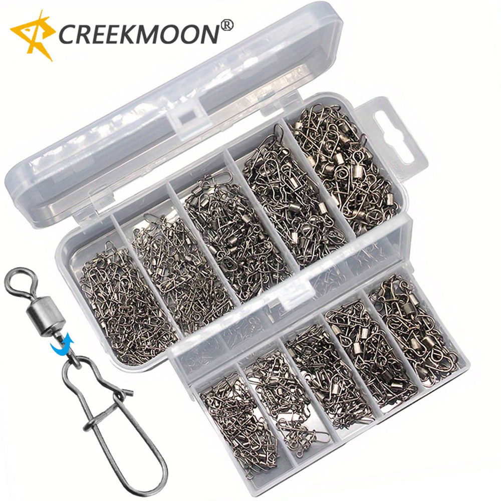 Fishing Hook Stainless Steel - 95/210 PCS 세트 낚시용 커넥터 기어