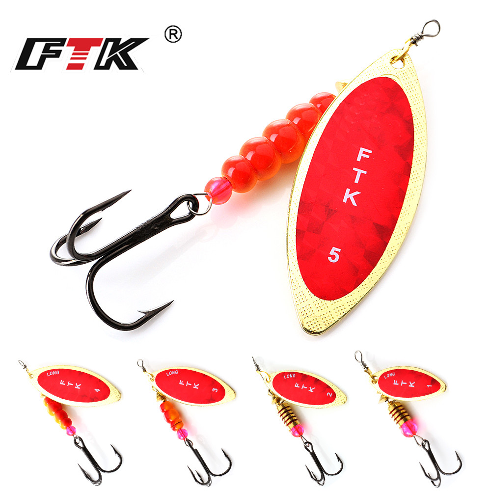 Fishing Hook Treble - FTK 스피너 미끼 4G/7G/12G/18G/30G 스푼은 트레블