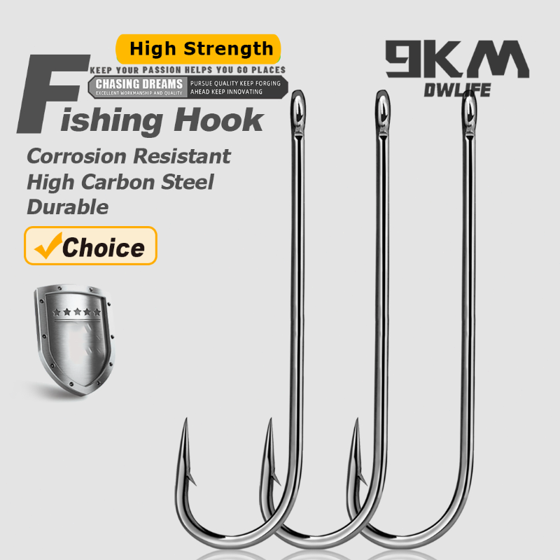 Fishing Hook Offset - 낚시 바늘 롱 샹크 훅 바브드