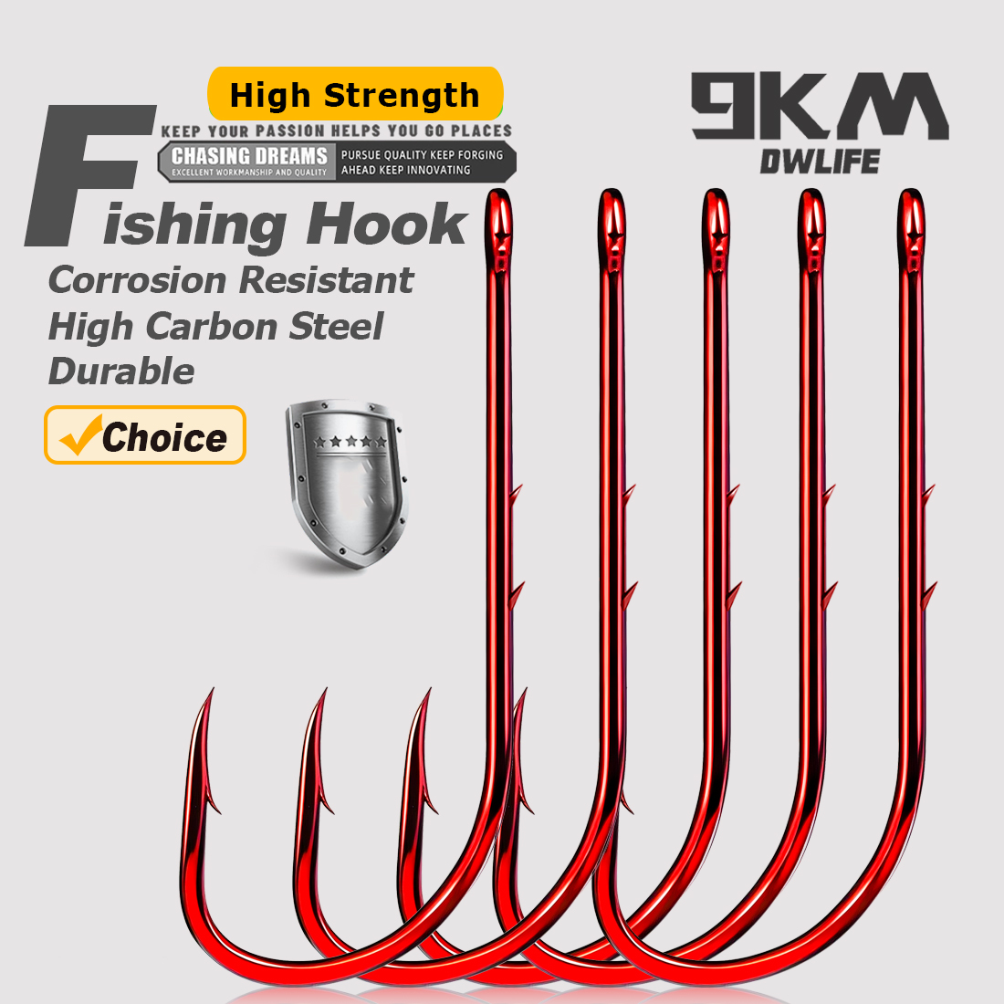 Fishing Hook Circle - 9KM Baitholder 낚시 후크 긴 생크
