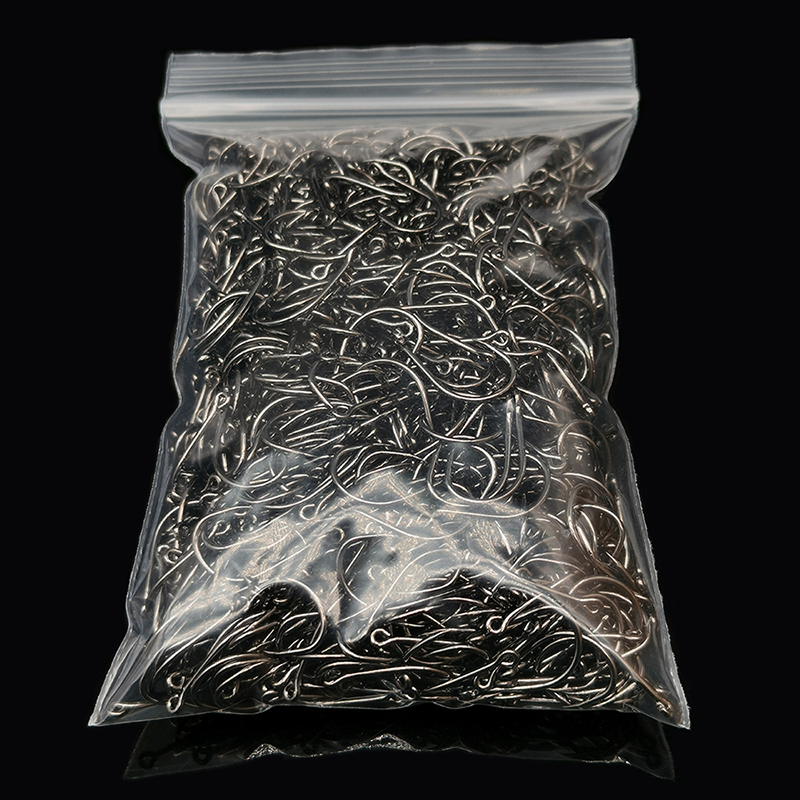 Fishing Hook Assortment - 200개 낚시 후크 아이드 서클 지그헤드