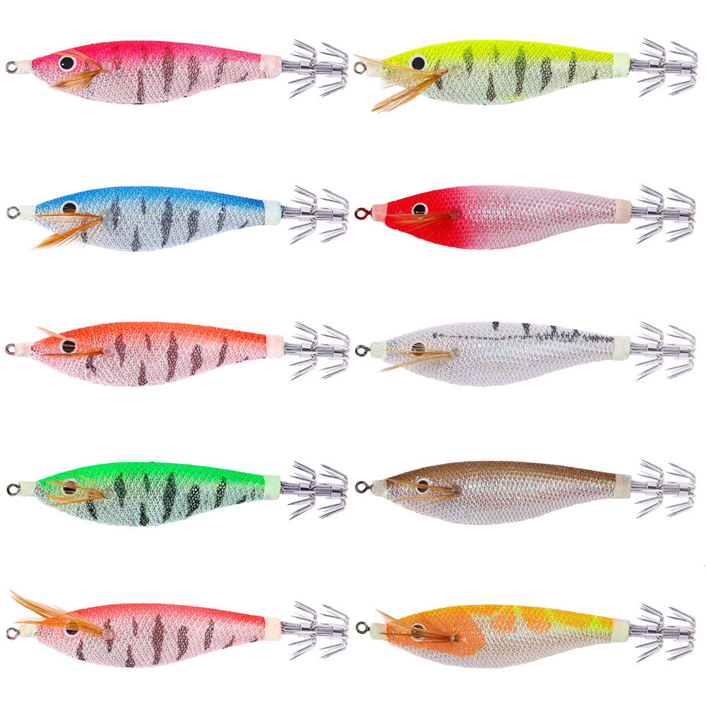 Fishing Hook Weedless - 발광 전자 새우 지그 세트 바닷물용