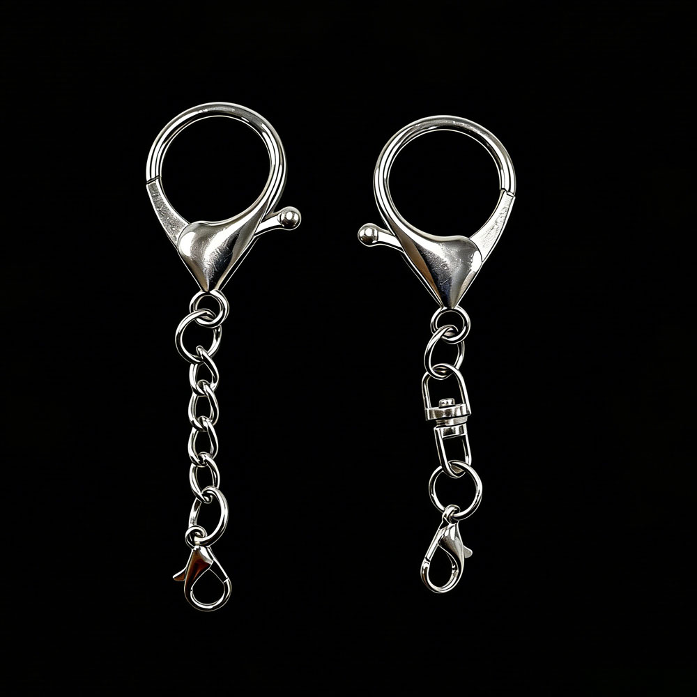 Fishing Hook Size - 10Pcs 실버 컬러 대형 랍스터 걸쇠