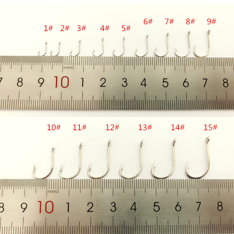 물고기 후크 낚시 태클 대량 2000 개/몫 원 아이드 - Fishing Hook Circle 리뷰 및 가격