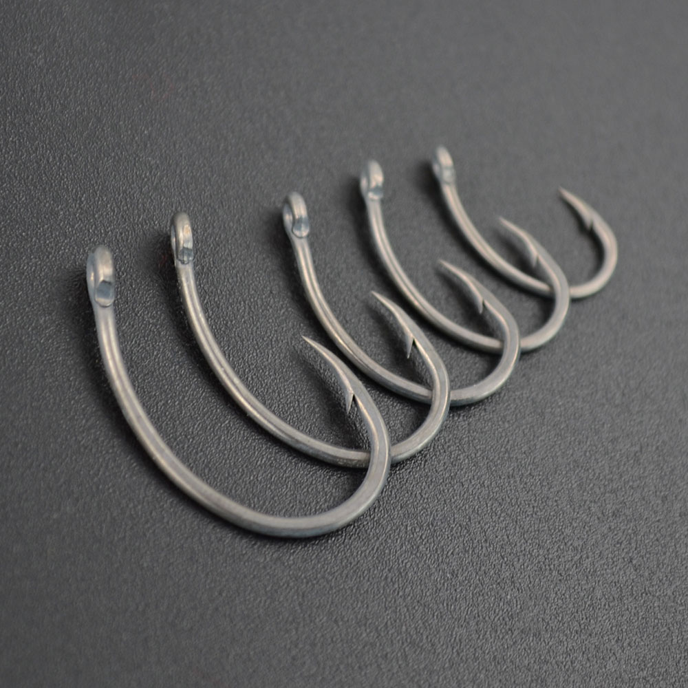 히리시 100개 코팅 고탄소 스테인리스 스틸 바브드 훅 - Fishing Hook Barbless 리뷰 및 가격
