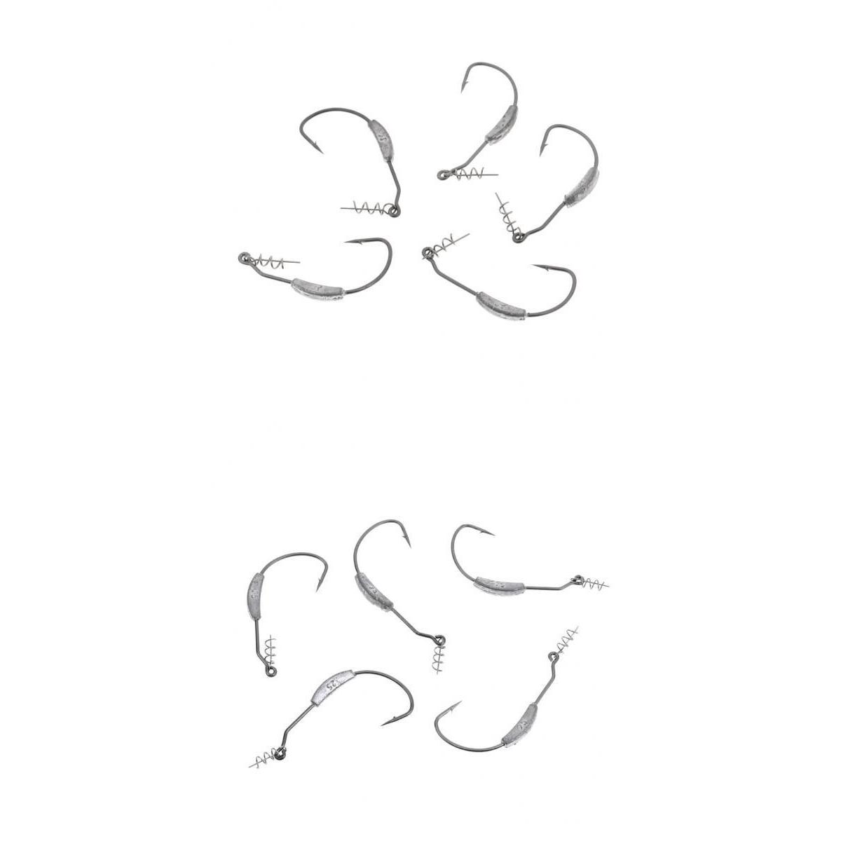 무게추가 있는 트위스트락 훅 고탄소강 잡초방지 스프링  - Fishing Hook Weedless 리뷰 및 가격