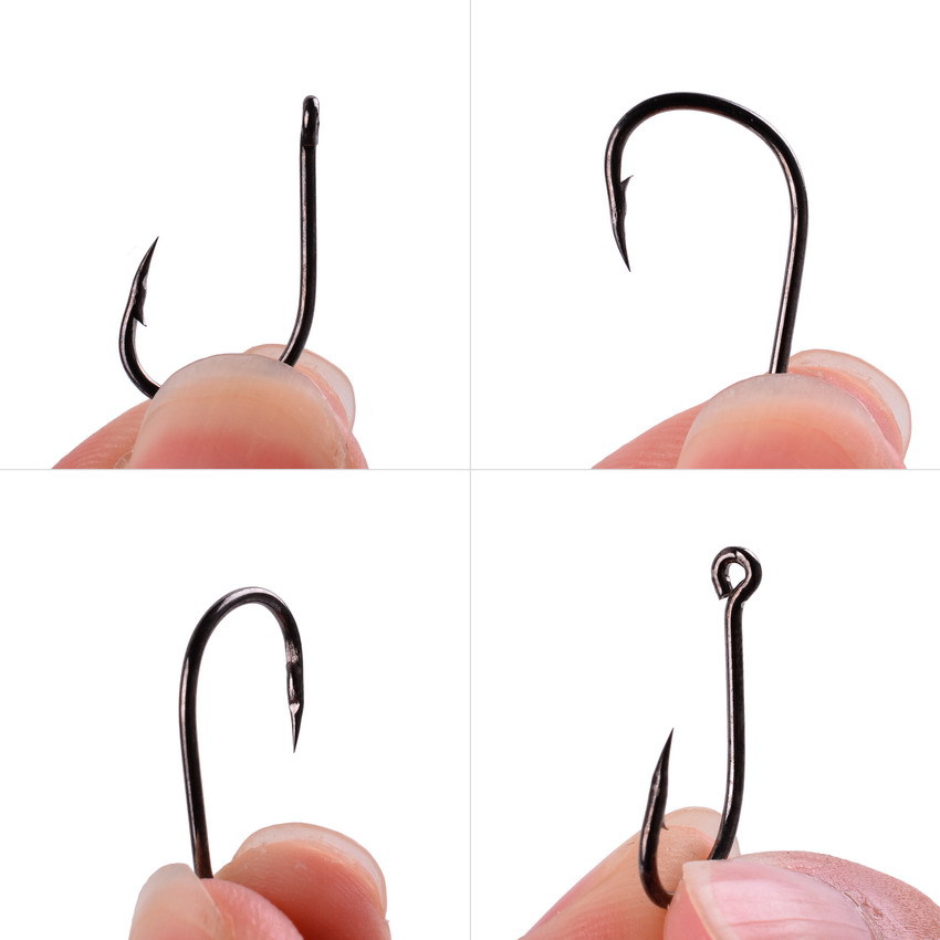 100/500pcs 낚시 후크 세트 탄소강 단일 원형  - Fishing Hook Circle 리뷰 및 가격