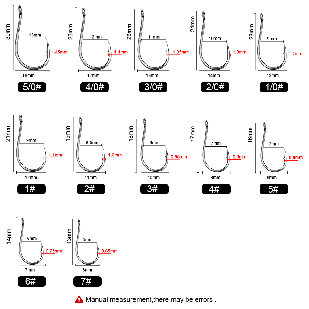 FTK CHINU 링형 미늘가 있는 낚시바늘 1/0 # - Fishing Hook Circle 리뷰 및 가격