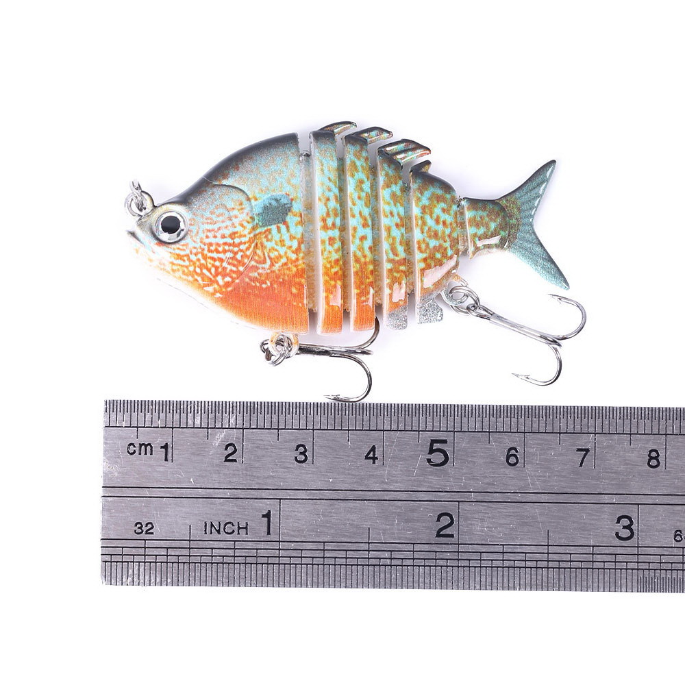 63mm 9.3g 실물 같은 틸라피아 Swimbait  - Fishing Hook Treble 리뷰 및 가격