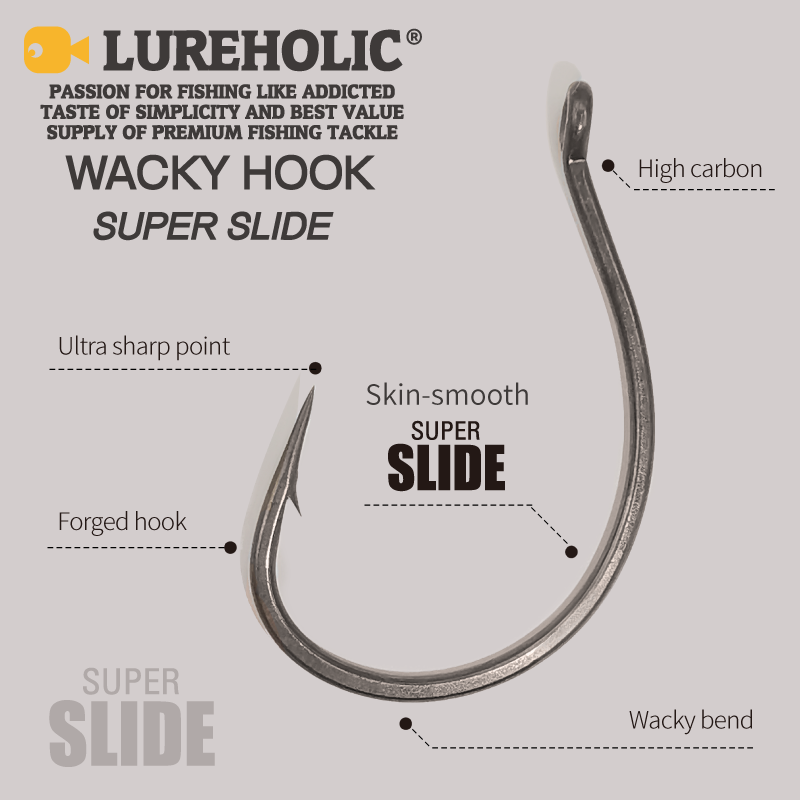 LUREHOLIC PTFE 슈퍼 슬라이드 드롭 샷용 엉 - Fishing Hook Circle 리뷰 및 가격