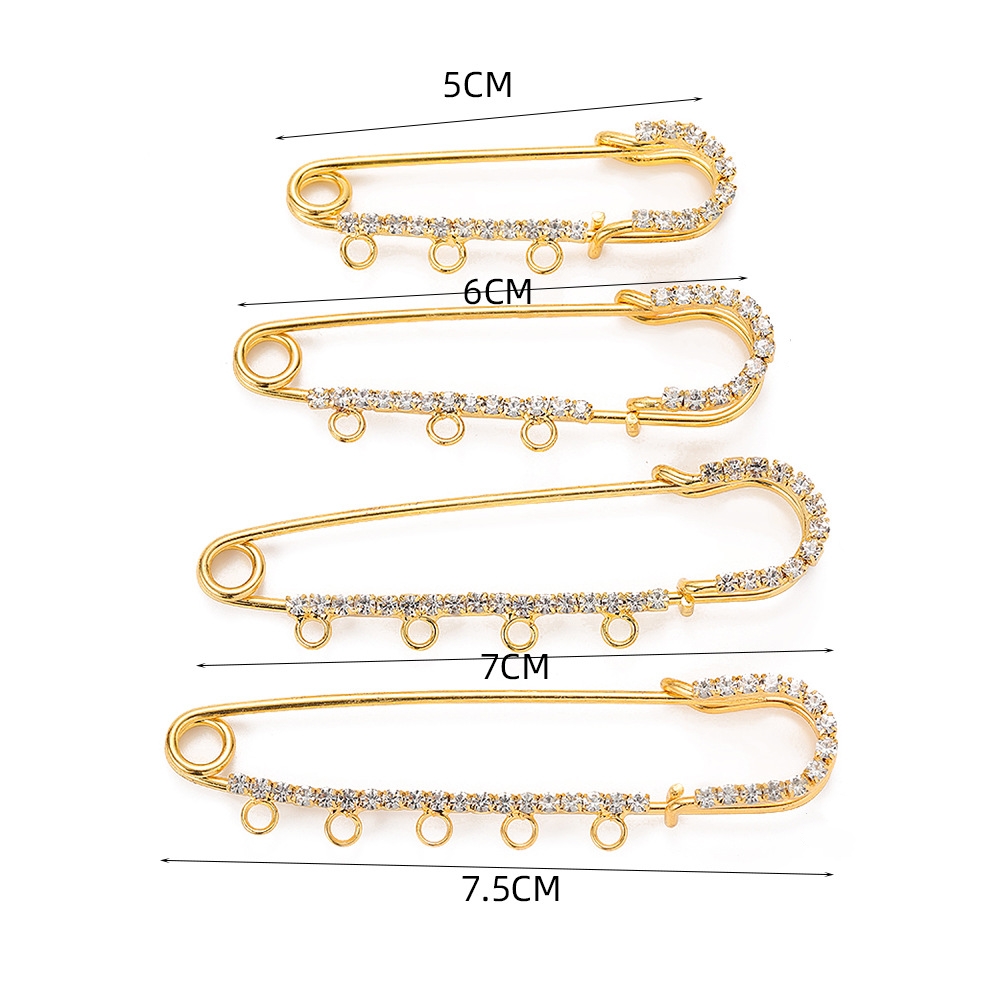 5개입 50/60/70/75mm 라인스톤 브로치 안전핀 - Fishing Hook Size 리뷰 및 가격