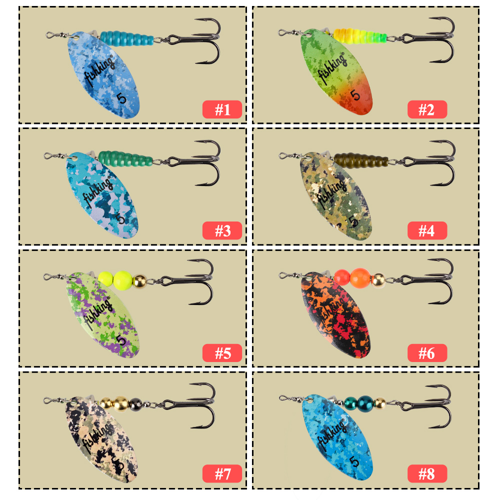 NGB 스피너 베이트 낚시 루어 스푼 5.5g 7g 1 - Fishing Hook Treble 리뷰 및 가격