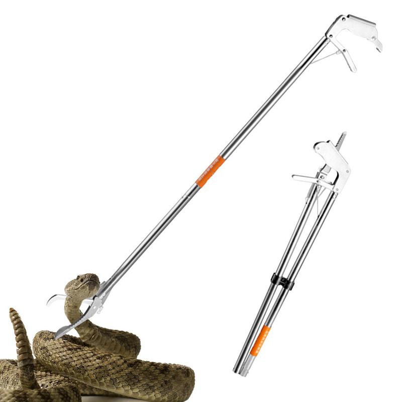 접이식 뱀 스틱 팔꿈치 및 직모 파충류 그래버 도구,  - Fishing Hook Stainless Steel 리뷰 및 가격
