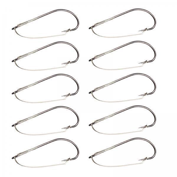 위드 가드 피쉬 훅 위드리스 바브드 와이드 웜 훅 고탄 - Fishing Hook Weedless 리뷰 및 가격