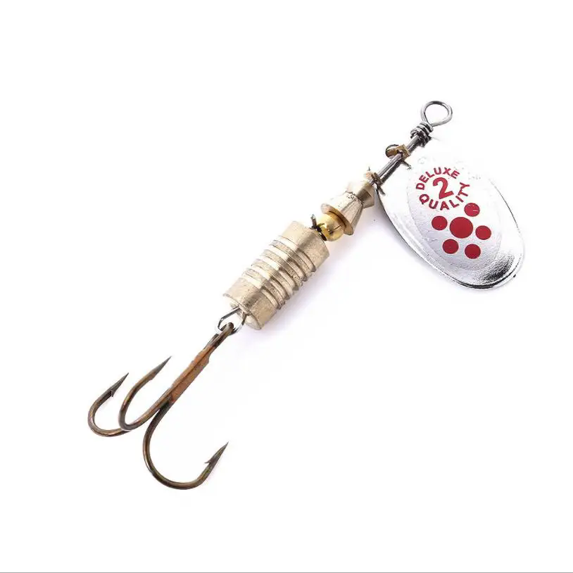 1PCS 금속 도금 회 전자 미끼 6.7cm/7g 하드 - Fishing Hook Treble 리뷰 및 가격