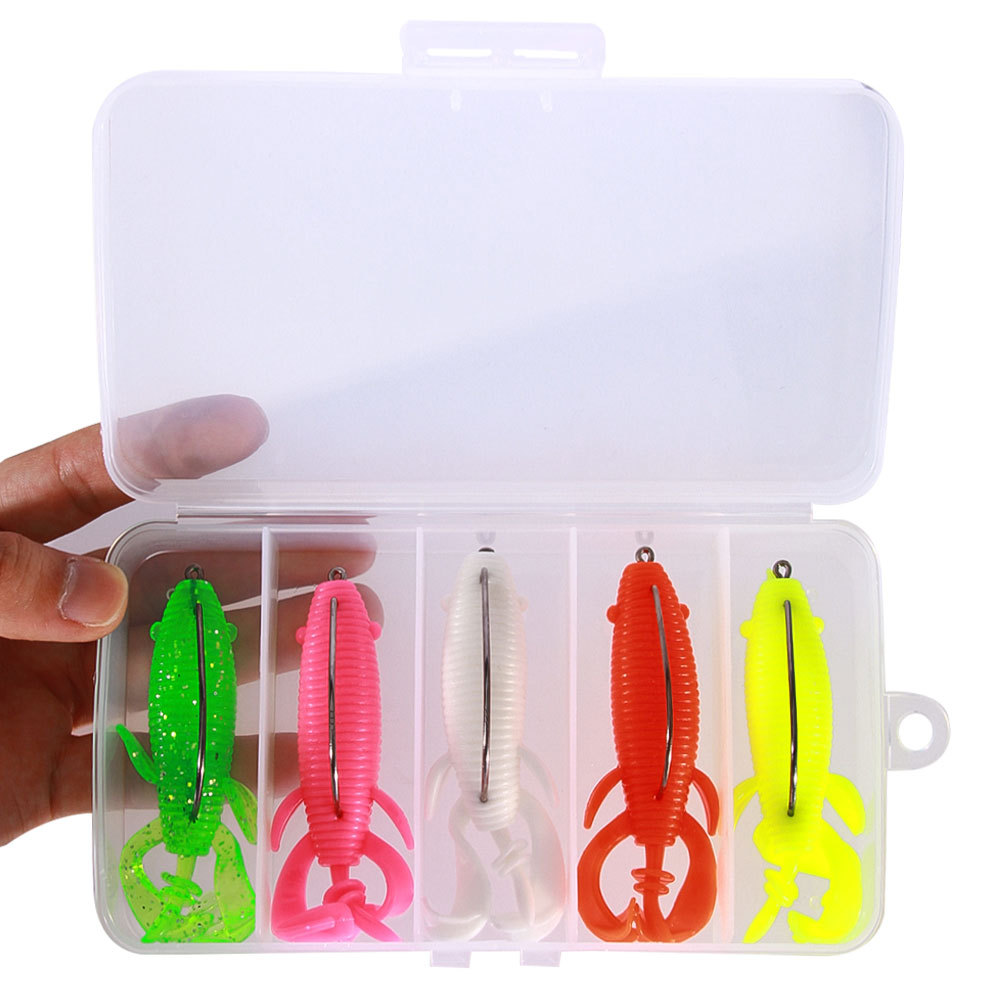 부력이 있는 소프트 프로그 베이트, 강화된 오프셋 훅, - Fishing Hook Weedless 리뷰 및 가격