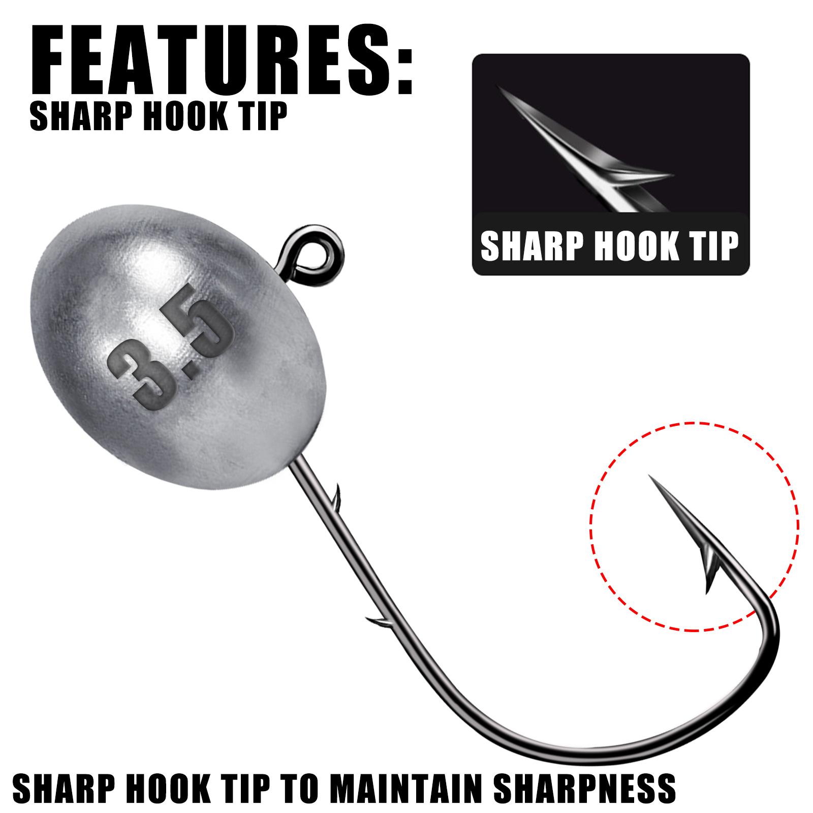 지그 헤드 후크 1X Rockfish Ajing 낚시  - Fishing Hook Offset 리뷰 및 가격