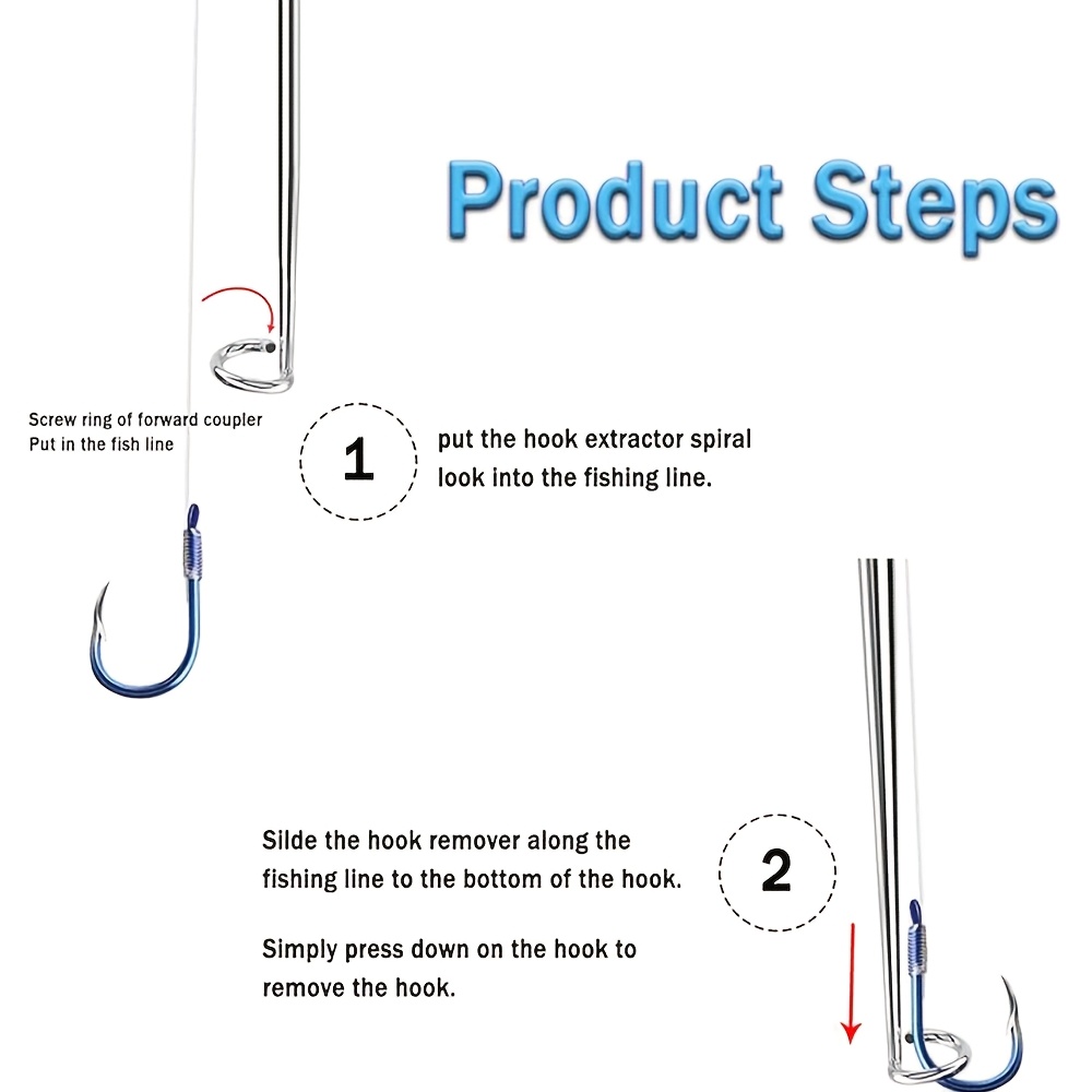 빠른 낚시 바늘 제거 도구, 안전 블라인드 포크 훅 딥 - Fishing Hook Remover 리뷰 및 가격