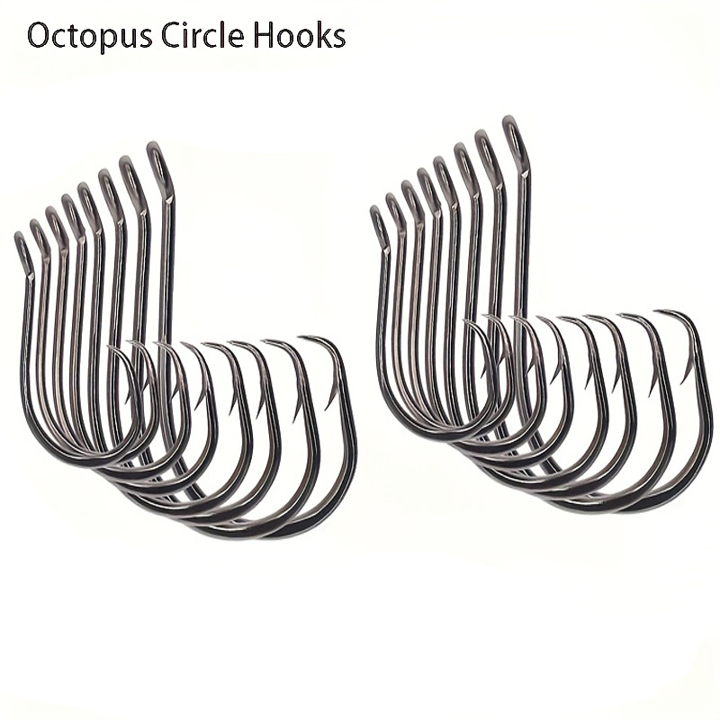 50개 서클 후크 낚시 장비 문어 후크 바닷물 1 #  - Fishing Hook Circle 리뷰 및 가격