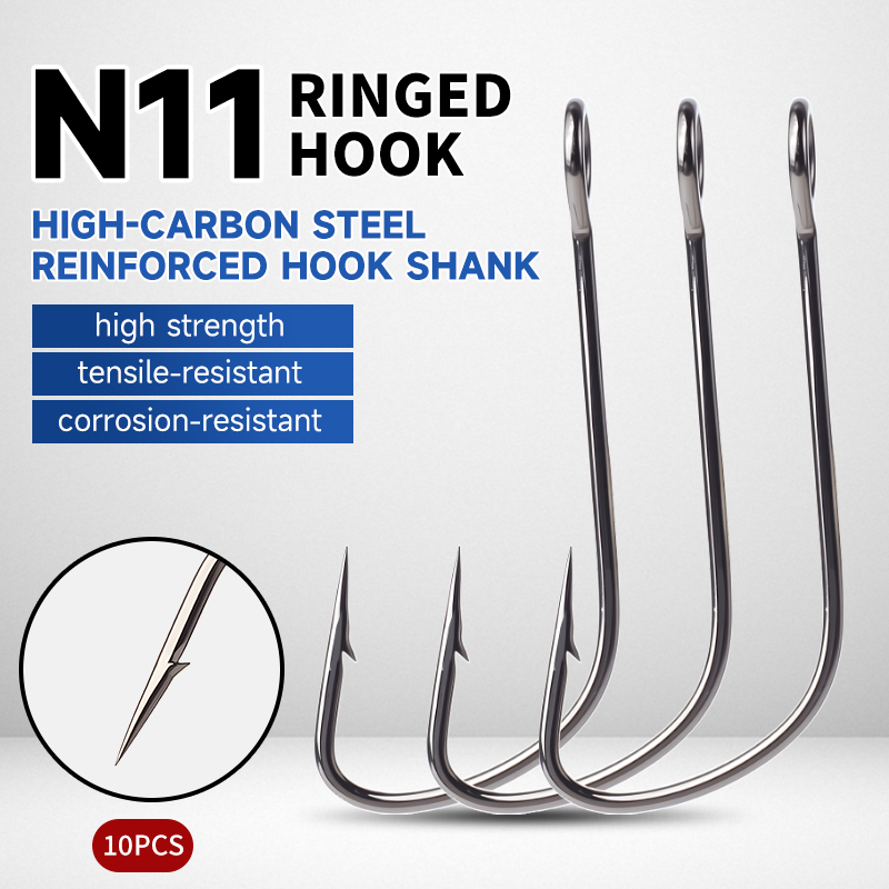 슈퍼콘티넨트 2 # -12 #   10pcs 바브 후크 - Fishing Hook Offset 리뷰 및 가격