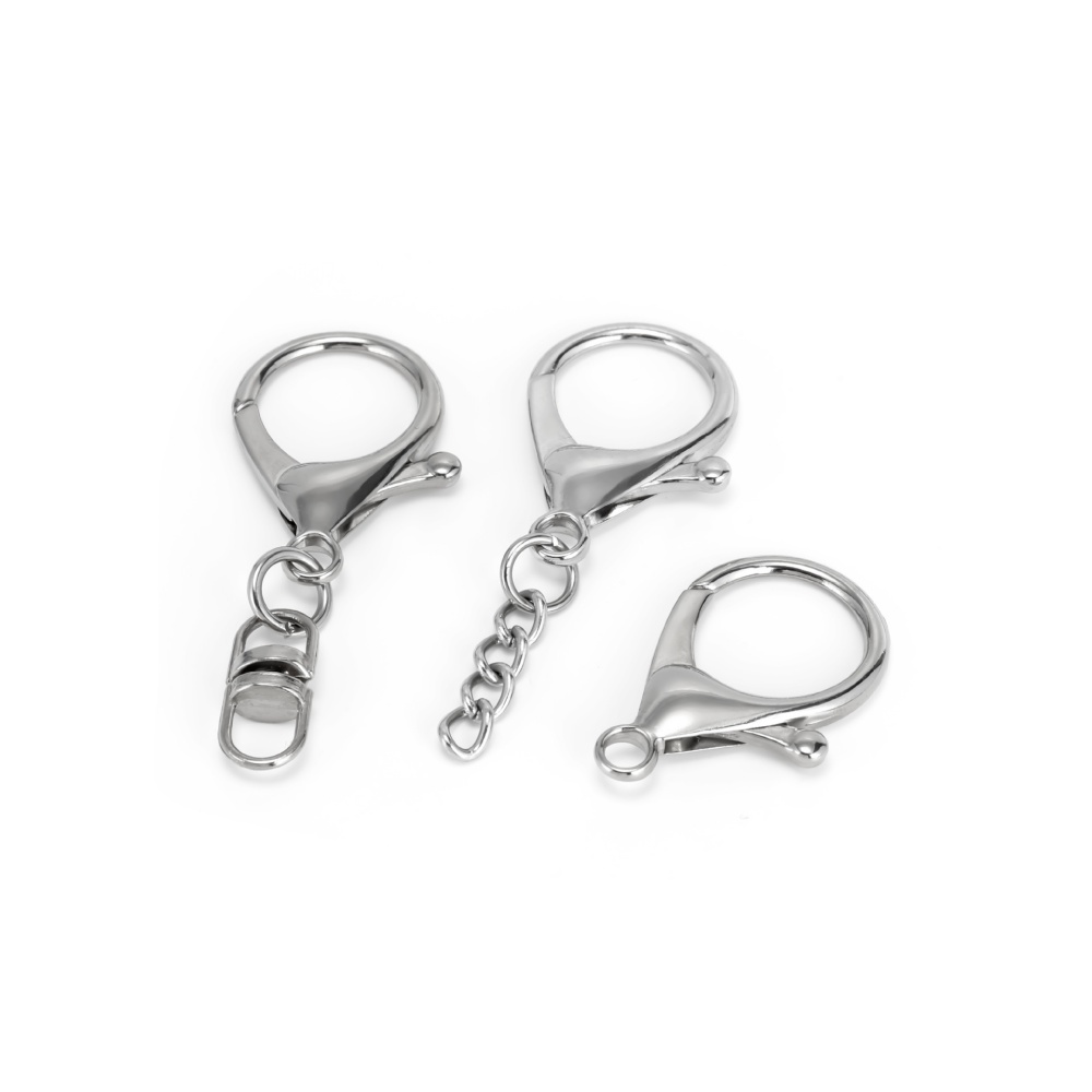 10Pcs 실버 컬러 대형 랍스터 걸쇠 합금 키체인,  - Fishing Hook Size 리뷰 및 가격